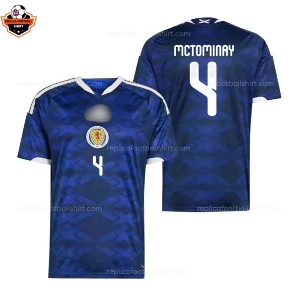 Scotland World Cup 2026 MCTOMINAY 4 Home Men Replica Football Shirt