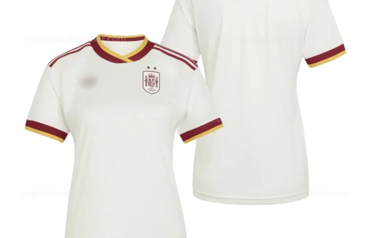Spain World Cup 2026 Away Women Replica Football Shirt - over view