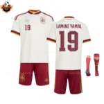 Spain World Cup 2026 LAMINE YAMAL 19 Away Kid Replica Football Kit
