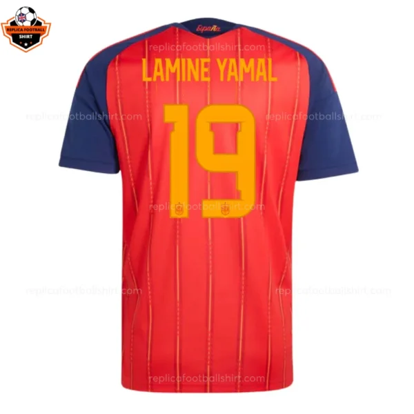 Spain World Cup 2026 LAMINE YAMAL 19 Home Men Replica Football Shirt