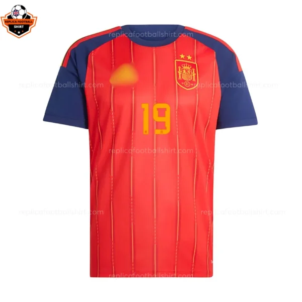 Spain World Cup 2026 LAMINE YAMAL 19 Home Men Replica Football Shirt