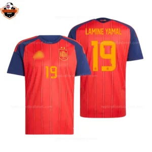 Spain World Cup 2026 LAMINE YAMAL 19 Home Men Replica Football Shirt