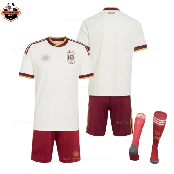 Spain World Cup 2026 Away Kid Replica Football Kit