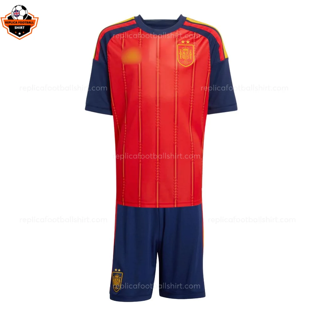 Spain Home Kid Replica Football Kit 2026 - front view