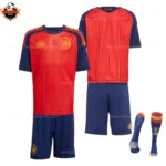 Spain World Cup 2026 Home Kid Replica Football Kit
