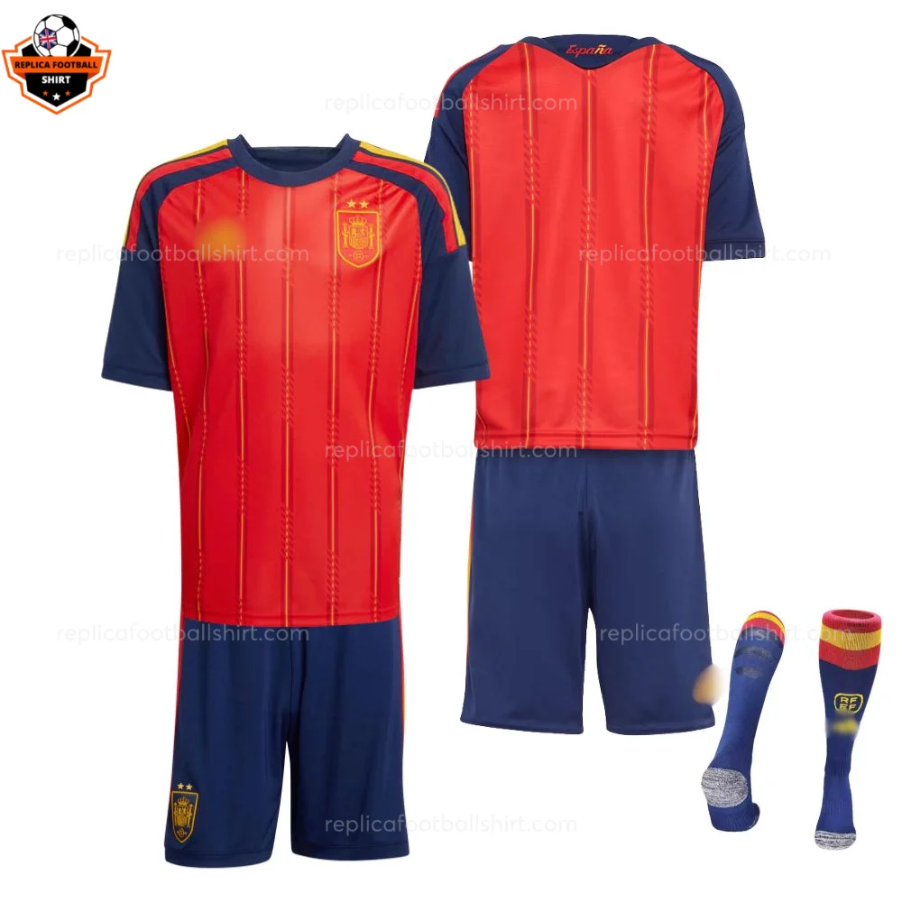 Spain World Cup 2026 Home Kid Replica Football Kit