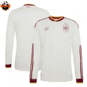 Spain World Cup 2026 Away Long Sleeve Men Replica Football Shirt