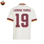Spain World Cup 2026 LAMINE YAMAL 19 Away Men Replica Football Shirt