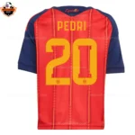 Spain World Cup 2026 PEDRI 20 Home Men Replica Football Shirt