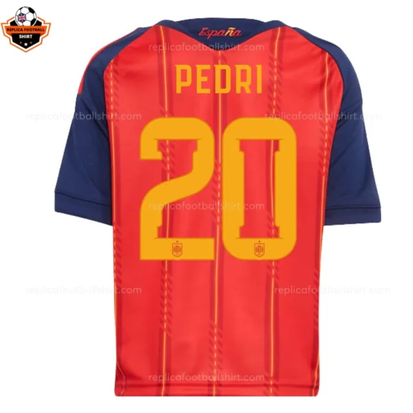 Spain World Cup 2026 PEDRI 20 Home Men Replica Football Shirt