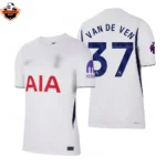 Tottenham Hotspur VAN DE VEN 37 Home Men Replica Football Shirt 2026/27