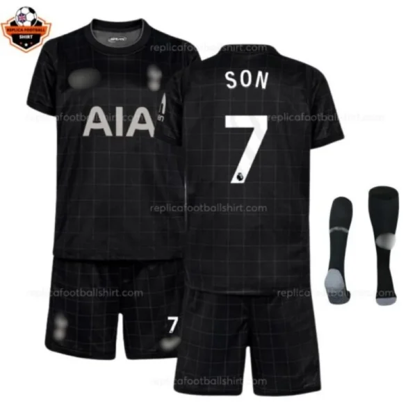 Tottenham Hotspur Away Kid Replica Football Kit 2025/26 SON 7 Printed