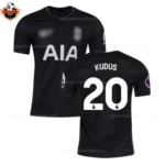 Tottenham Hotspur Away Men Replica Football Shirt 2025/26 KUDUS 20 Printed