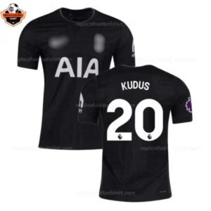 Tottenham Hotspur Away Men Replica Football Shirt 2025/26 KUDUS 20 Printed