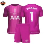Tottenham Hotspur Goalkeeper Men Replica Football Shirt 2025/26 VICARIO 1 Printed