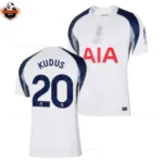 Tottenham Hotspur Home Men Replica Football Shirt 2025/26 KUDUS 20 Printed