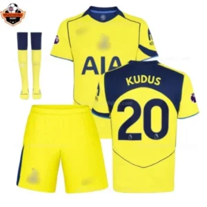 Tottenham Hotspur KUDUS 20 Third Replica Football Kit 2025/26