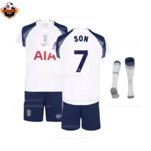Tottenham Hotspur SON 7 Home Kid Replica Football Kit 2025/26