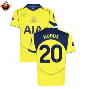 Tottenham Hotspur Third Men Replica Football Shirt 2025/26 KUDUS 20 Printed