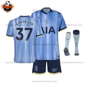 Tottenham Hotspur VAN DE VEN 37 Away Kid Replica Football Kit 2024/25