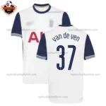 Tottenham Hotspur VAN DE VEN 37 Home Men Replica Football Shirt 2024/25