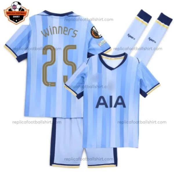 Tottenham WINNERS 2025 Gift Bundle – Home and Away Fan-Version Kids Football Kits