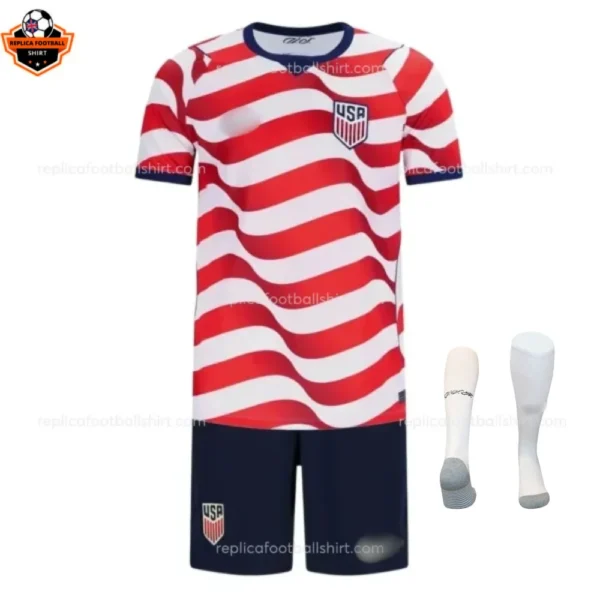 USA World Cup 2026 Home Kid Replica Football Kit