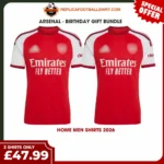 Arsenal 2026/27 Gift Bundle - 2 Home Fan-Version Men Football Shirts