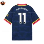 Arsenal Away Men Replica Football Shirt 2026/27 MARTINELLI 11 Printed