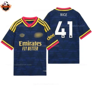 Arsenal Away Men Replica Football Shirt 2026/27 RICE 41 Printed