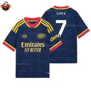 Arsenal Away Men Replica Football Shirt 2026/27 SAKA 7 Printed