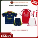Arsenal 2026/27 Gift Bundle - Home and Away Fan-Version Kids Football Kits