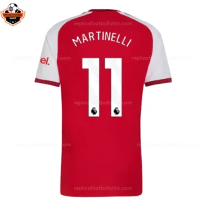 Arsenal Home Shirt 26_7 MARTINELLI 11 - Back View