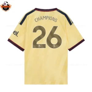 Arsenal Third Shirt 26_27 CHAMPIONS 26 - Back View