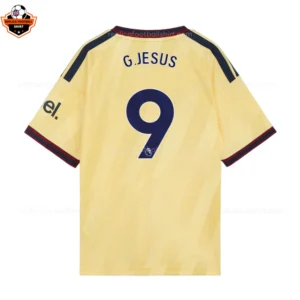 Arsenal Third Shirt 26_27 G.JESUS 9 - Back view