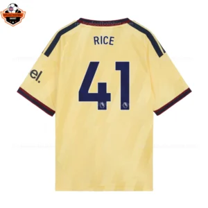 Arsenal Third Shirt 26_27 RICE 41 - Back View