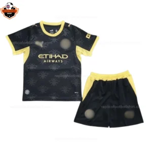 Manchester City Away Kid Replica Football Kit 202627 - Front View(3)