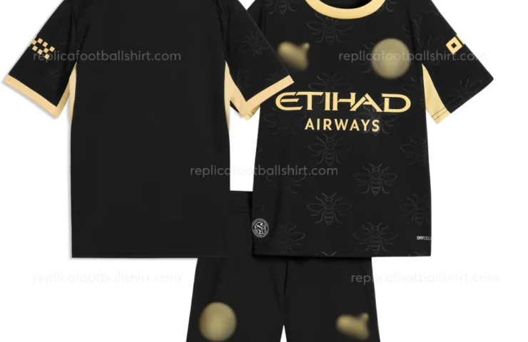 Manchester City Away Kid Replica Football Kit 202627 - Overview (2)
