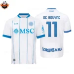 SSC Napoli Away Adult Replica Football Shirt 2026/27 DE BRUYNE 11 Printed