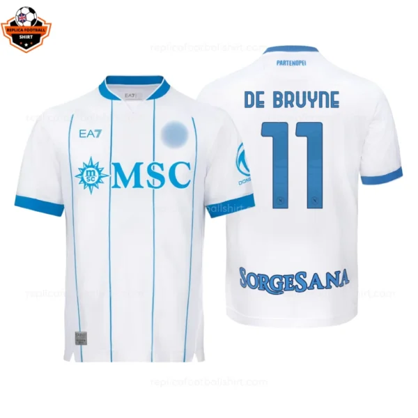 SSC Napoli Away Adult Replica Football Shirt 2026/27 DE BRUYNE 11 Printed
