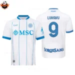SSC Napoli Away Adult Replica Football Shirt 2026/27 LUKAKU 9 Printed