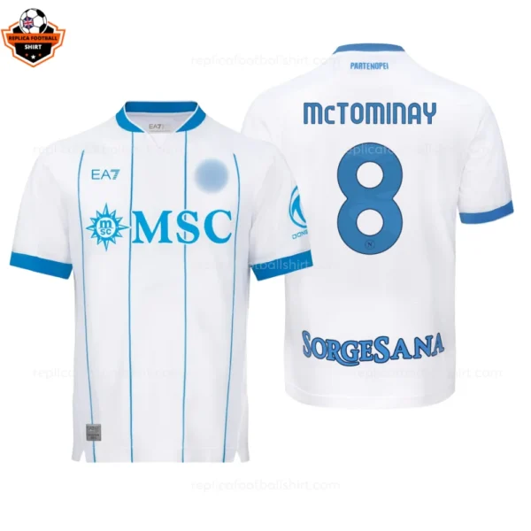 SSC Napoli Away Adult Replica Football Shirt 2026/27 McTOMINAY 8 Printed