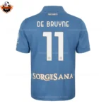SSC Napoli Home Adult Replica Football Shirt 2026/27 DE BRUYNE 11 Printed