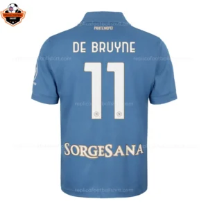 Napoli Home Shirt 26_27 DE BRUYNE 11 - Back View