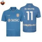 SSC Napoli Home Adult Replica Football Shirt 2026/27 DE BRUYNE 11 Printed