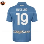 SSC Napoli Home Adult Replica Football Shirt 2026/27 HØJLUND 19 Printed