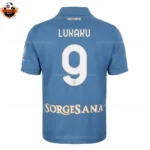 SSC Napoli Home Adult Replica Football Shirt 2026/27 LUKAKU 9 Printed