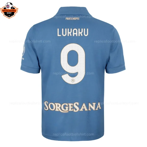 SSC Napoli Home Adult Replica Football Shirt 2026/27 LUKAKU 9 Printed