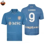 SSC Napoli Home Adult Replica Football Shirt 2026/27 LUKAKU 9 Printed