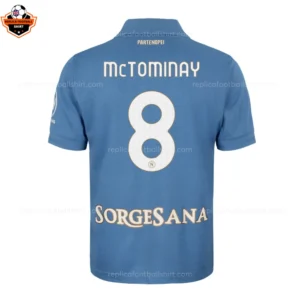 Napoli Home Shirt 26_27 McTominay 8 - Back View